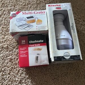 KitchenAid Red and White Food Scale